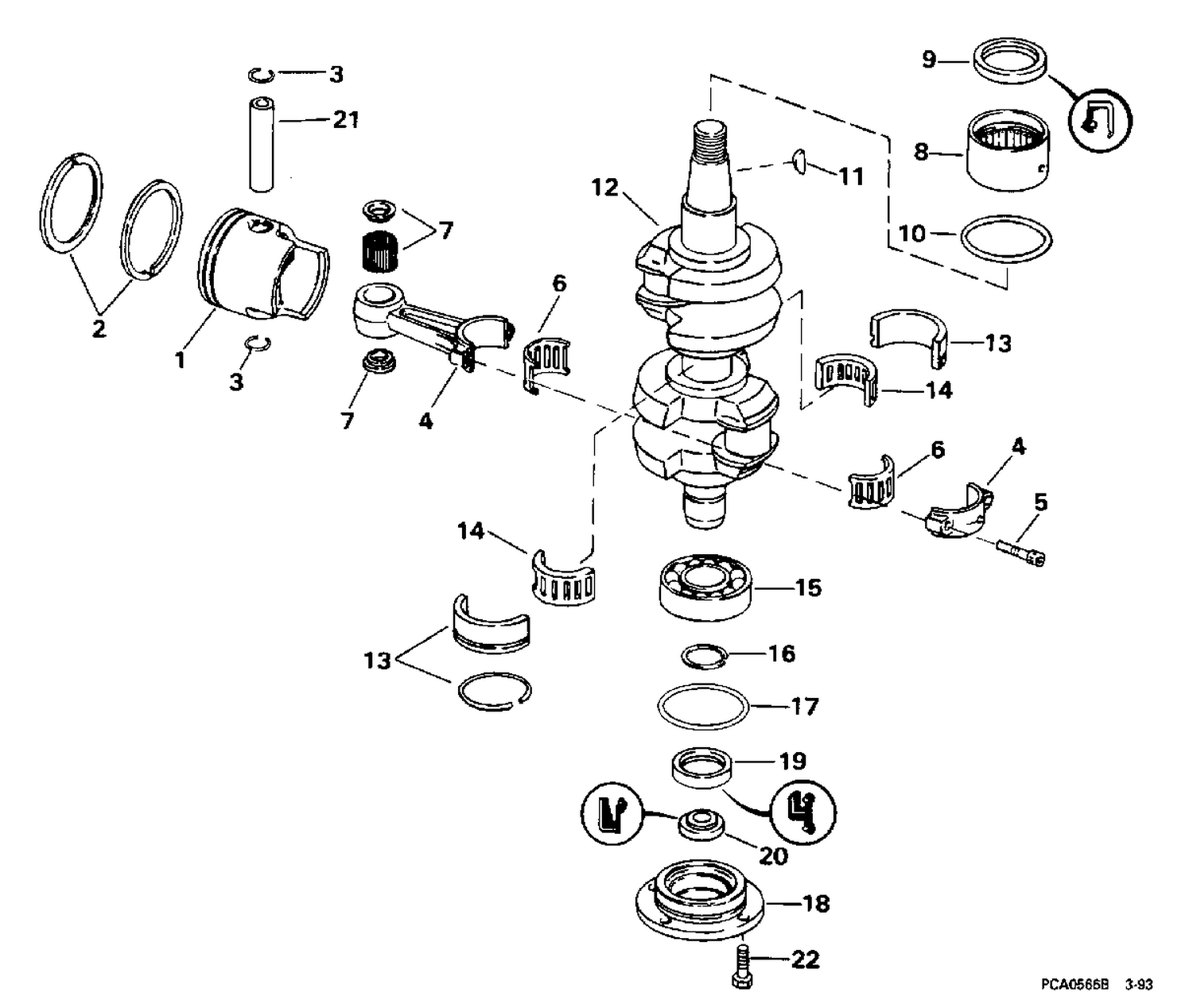 CRANKSHAFT & PISTON