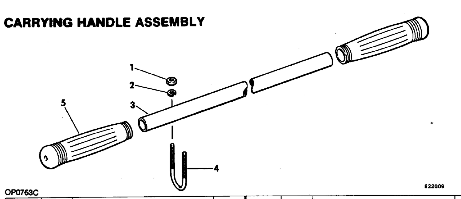 CARRYING HANDLE ASSSEMBLY