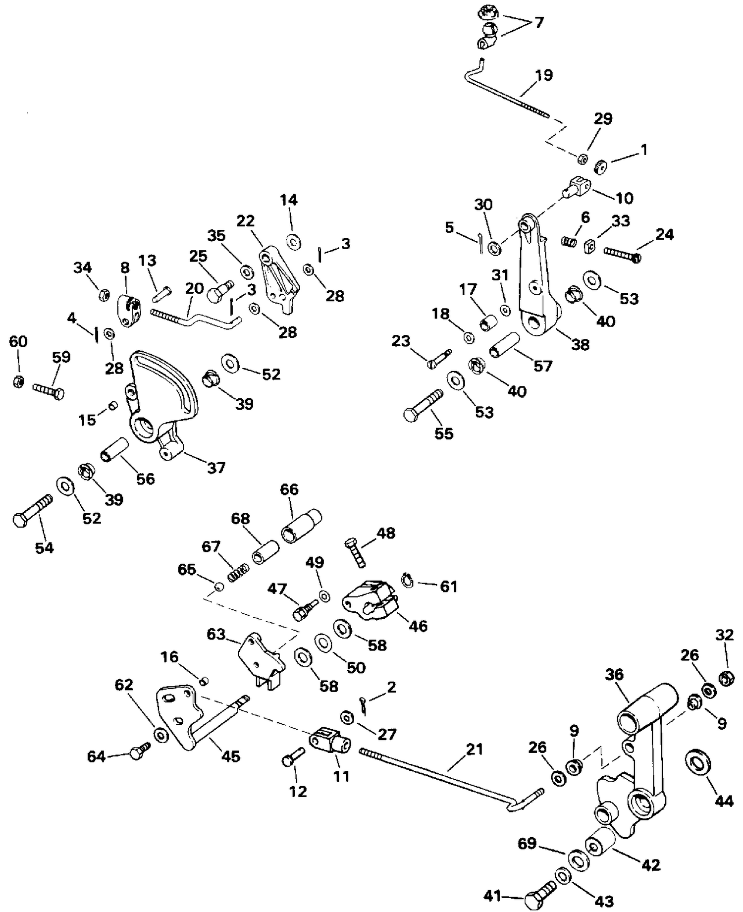 SHIFT & THROTTLE LINKAGE
