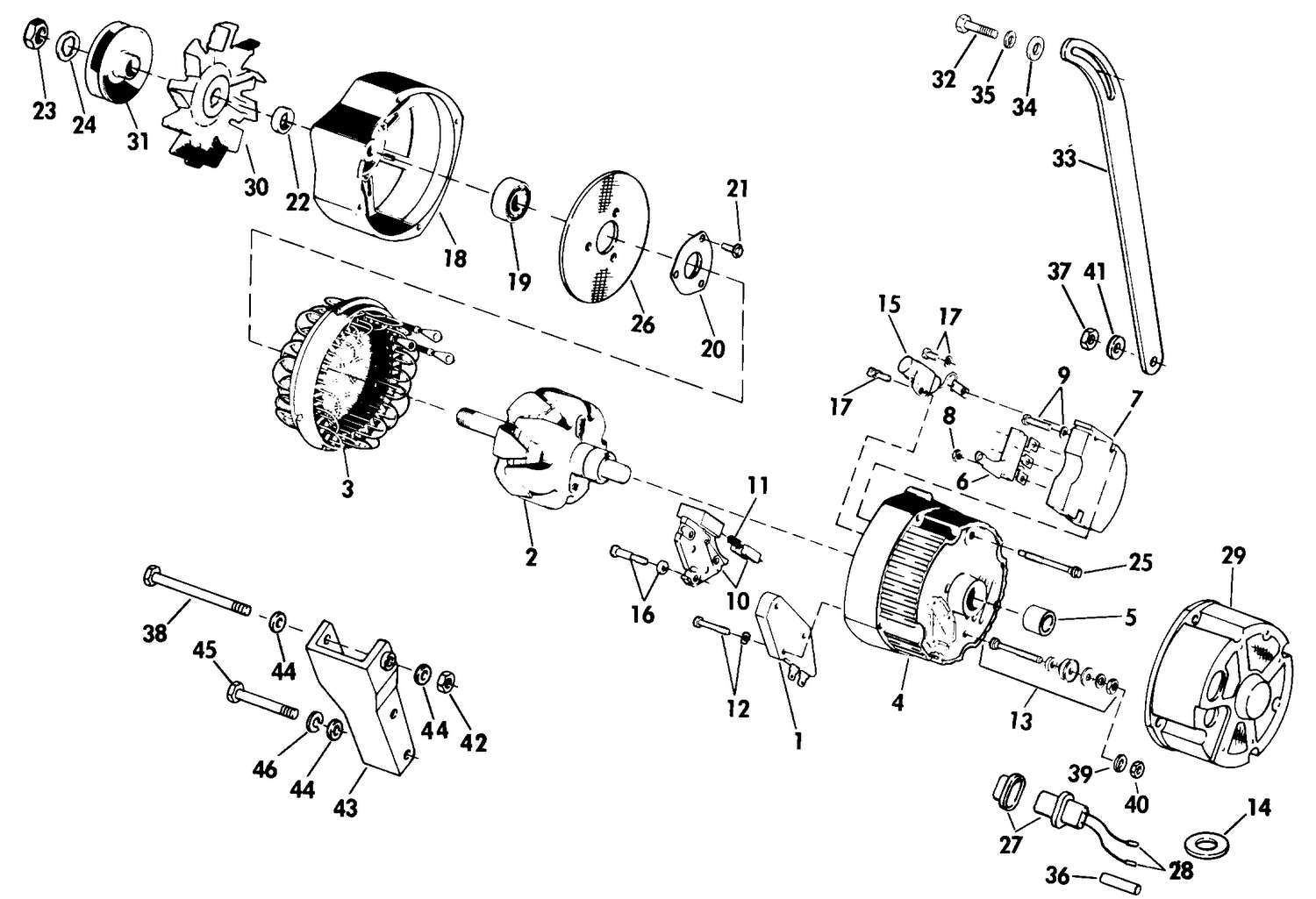 ALTERNATOR GROUP DELCO REMY