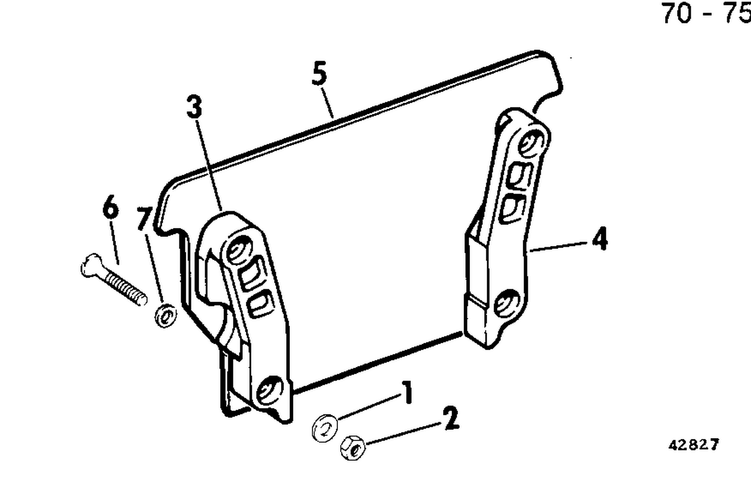 DISPLAY STAND ADAPTER KIT 70-75 SHORT SHAFT
