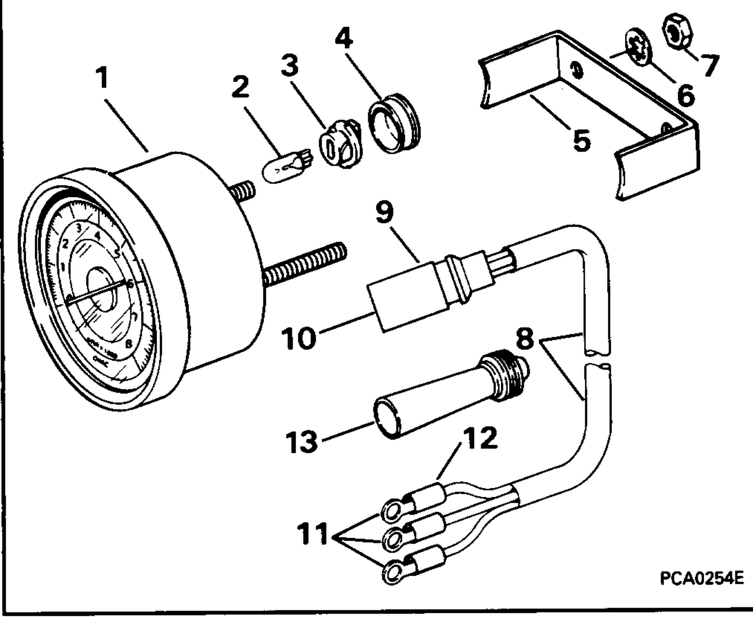 TACHOMETER KITS - FLUSH MOUNT - ANALOG - PLUG-IN