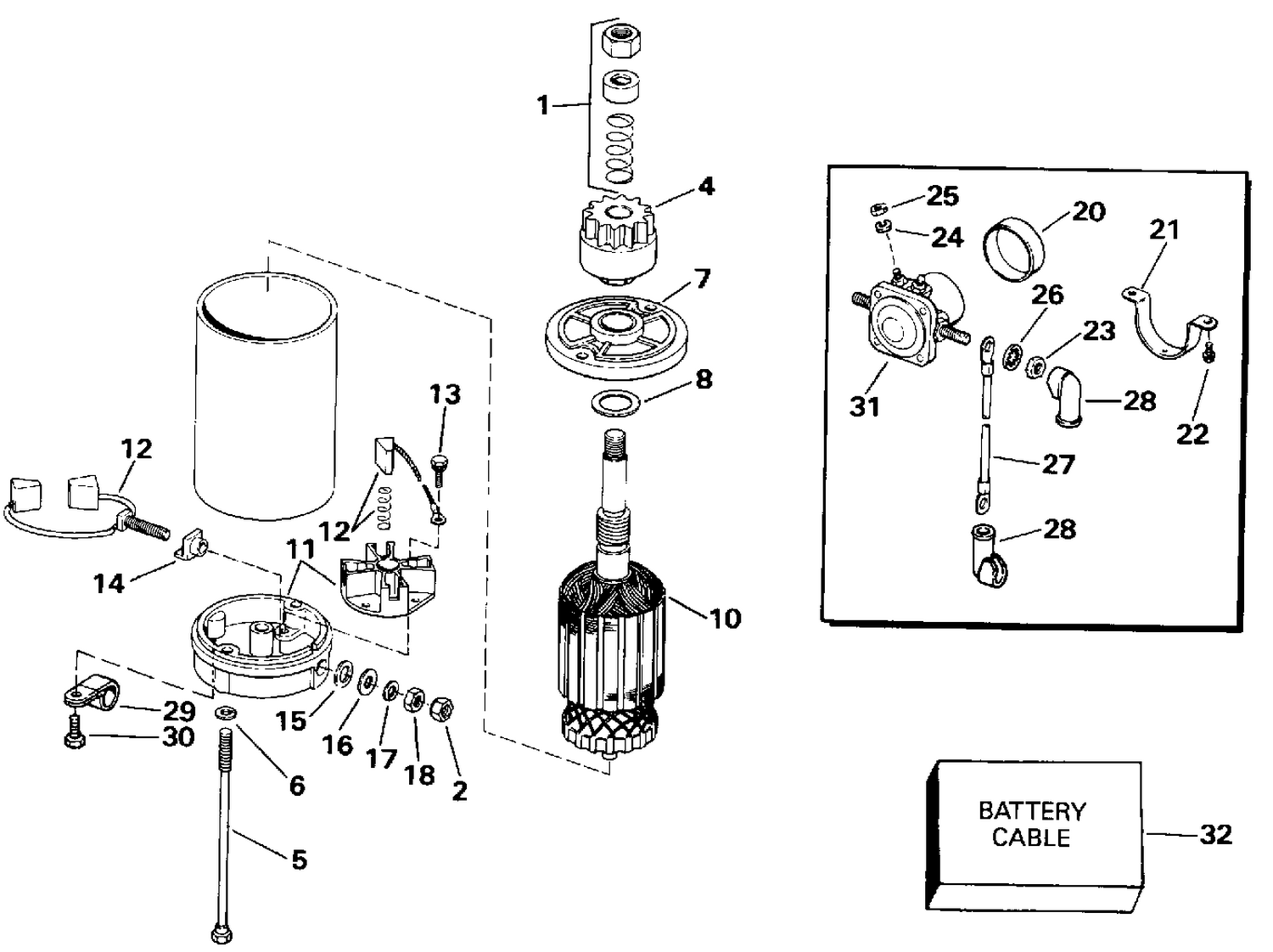 ELECTRIC STARTER & SOLENOID