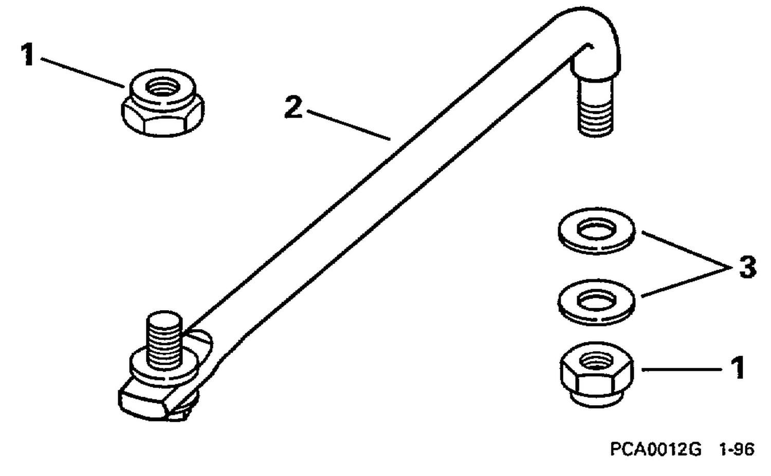 STEERING LINK KIT (WITH POWER TRIM & TILT)