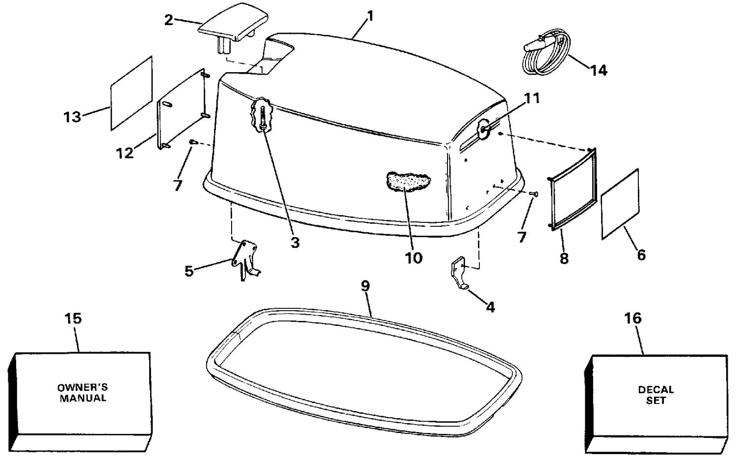 ENGINE COVER - JOHNSON