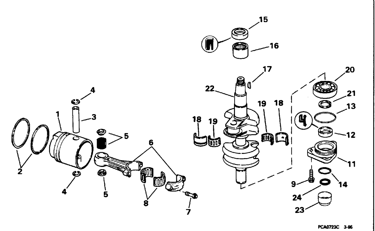 CRANKSHAFT & PISTON