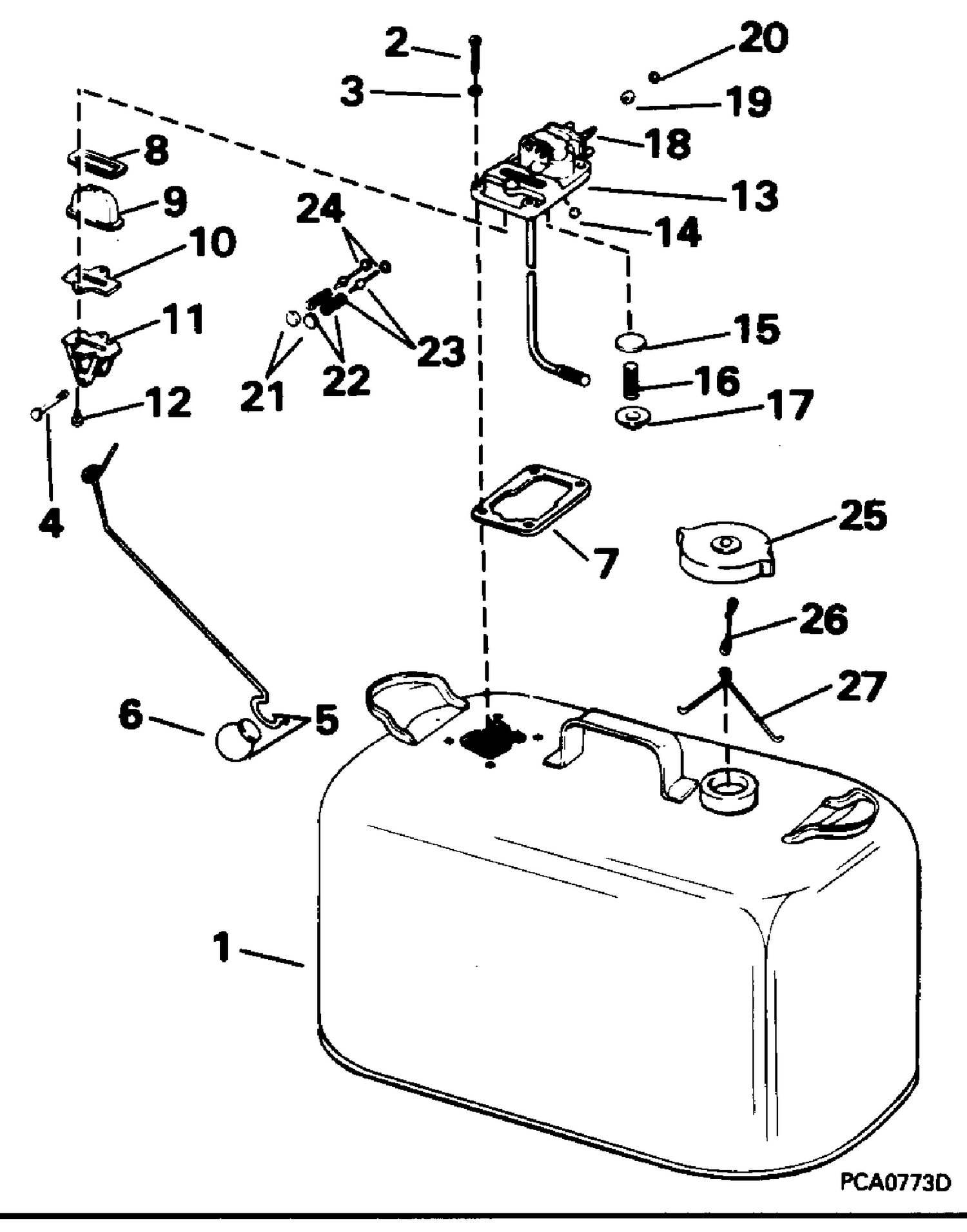 FUEL TANK WITH GAUGE