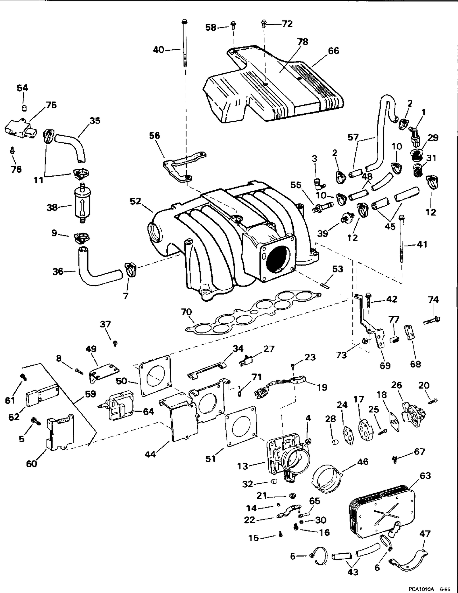 UPPER INTAKE MANIFOLD - 5.8 LITRE
