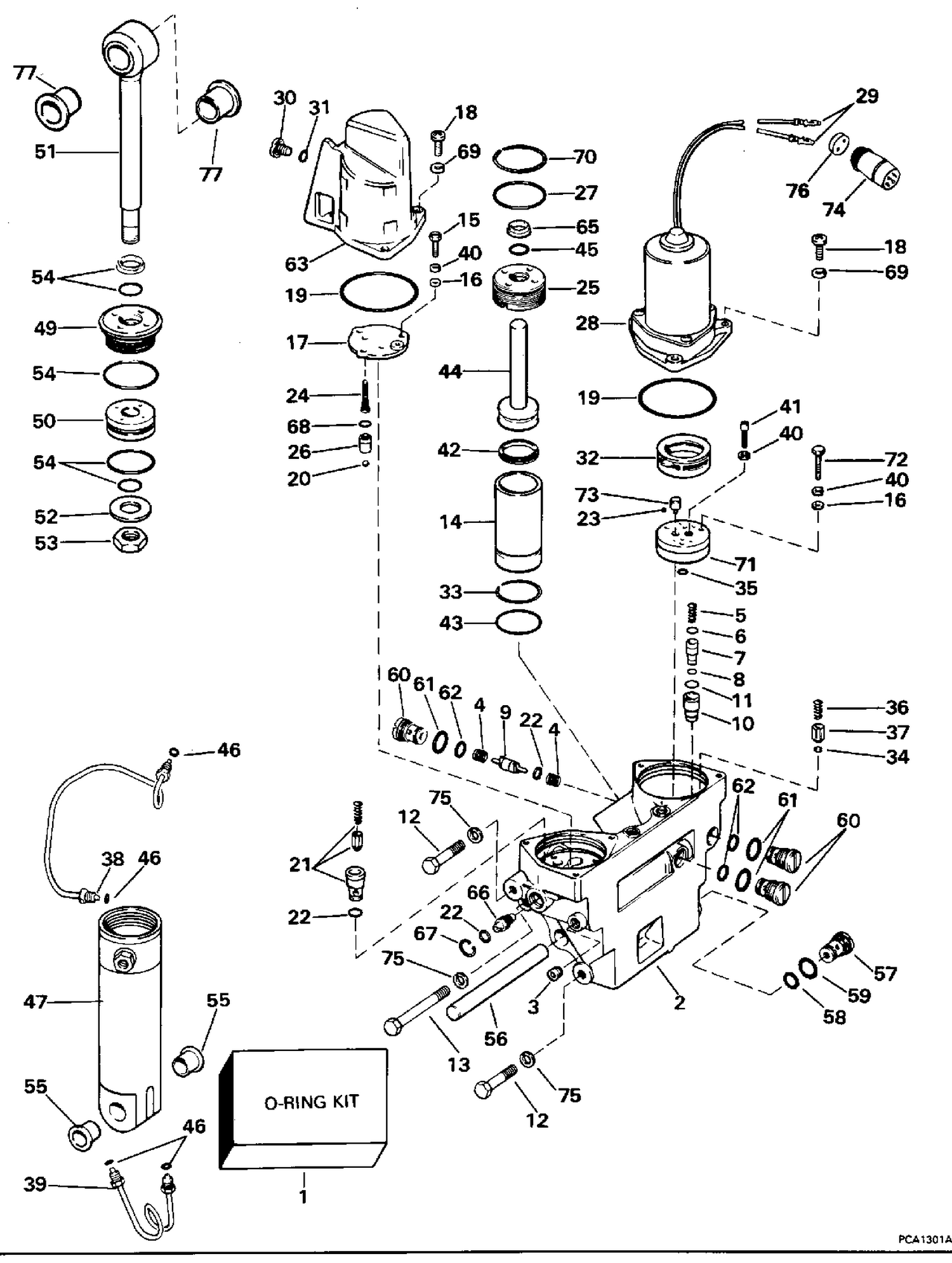 POWER TRIM/TILT HYDRAULIC ASSEMBLY