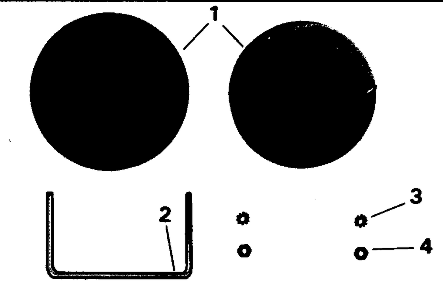 BEZEL ASSEMBLY - HOLE PLUG - 3 IN. GAUGE