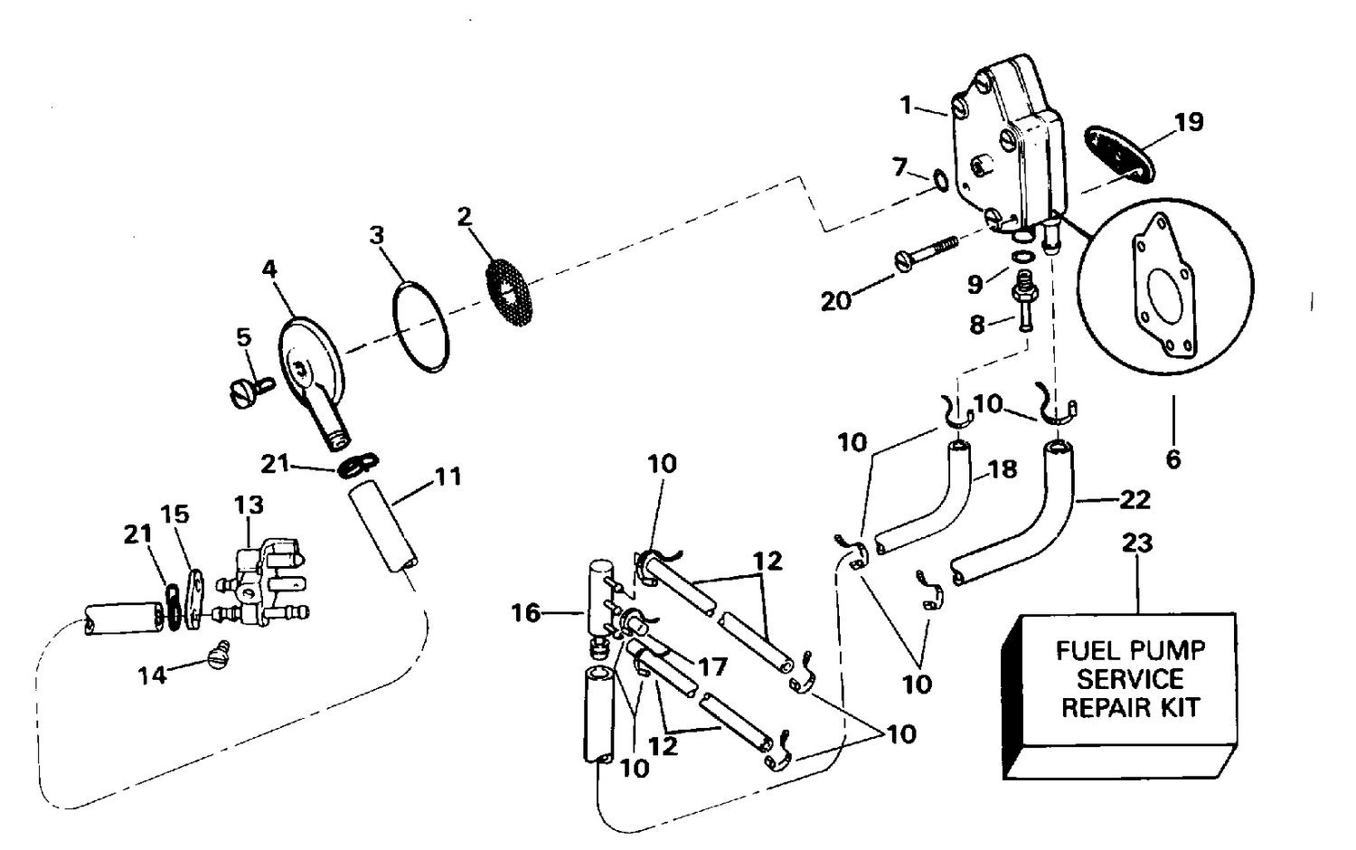 FUEL PUMP AND FILTER