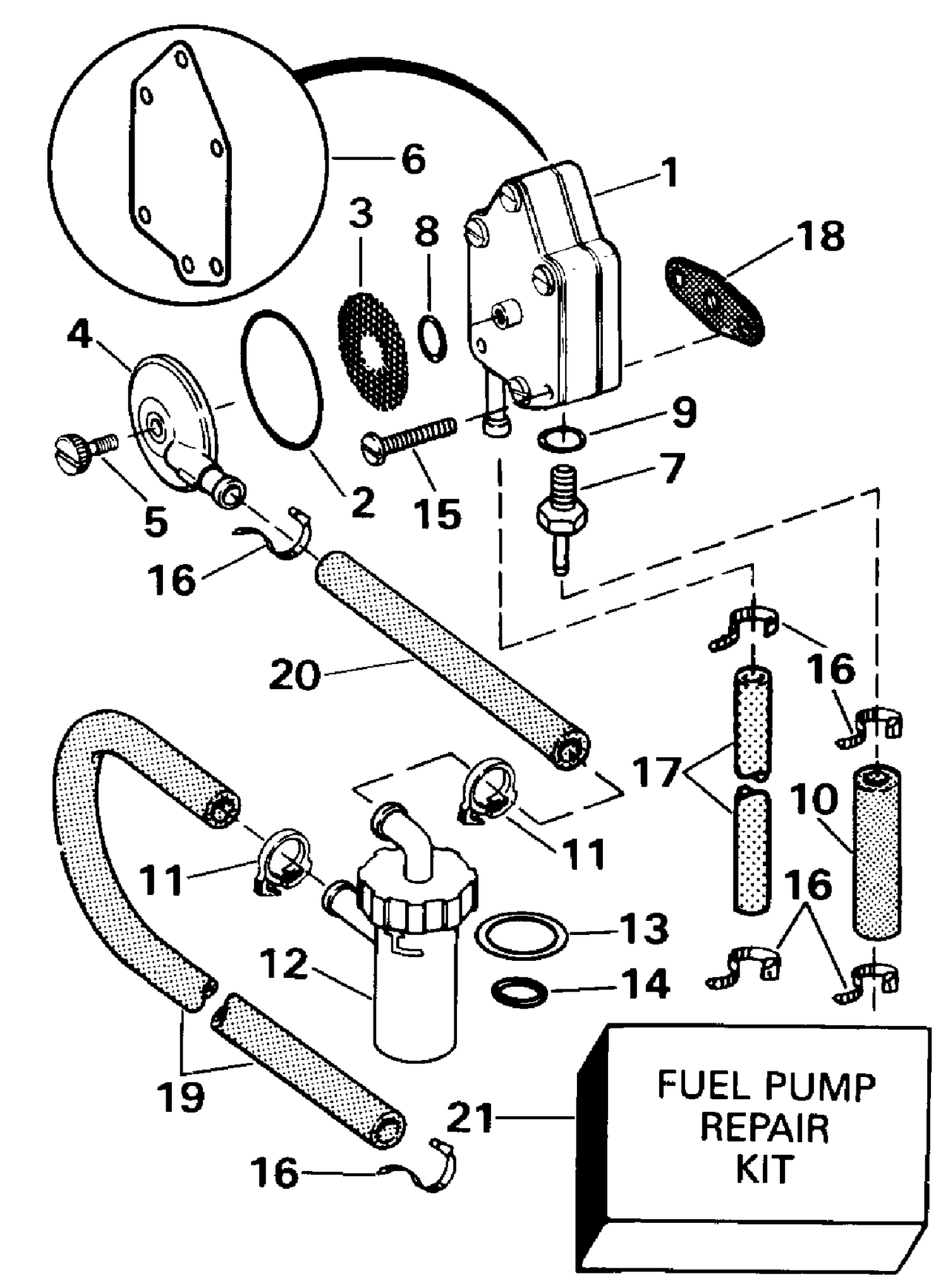 FUEL PUMP - LATE PRODUCTION