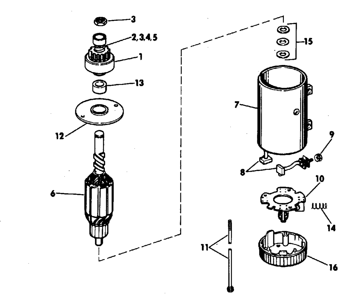 ELECTRIC STARTER PRESTOLITE MODELS MKW 4001