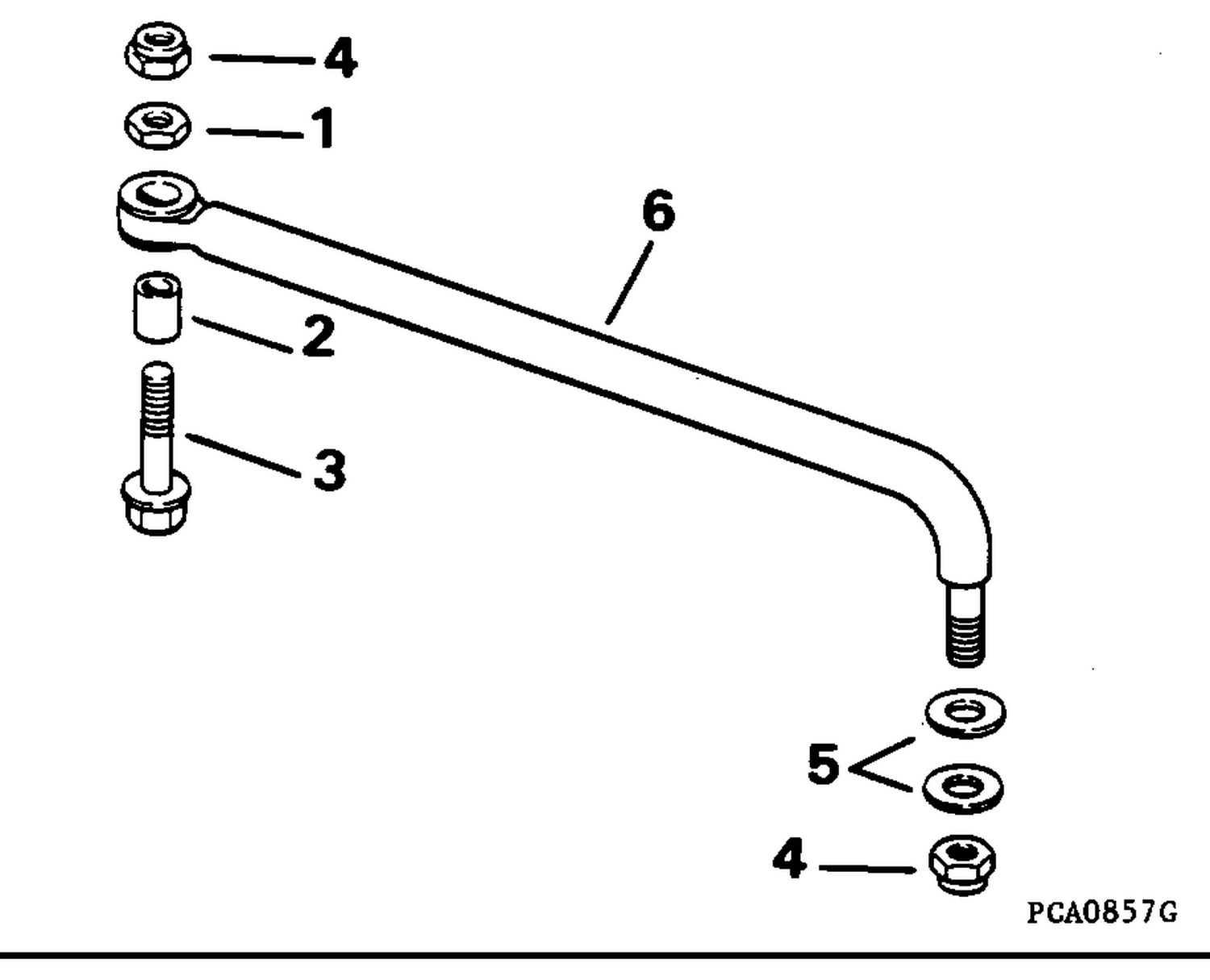 STEERING LINK KIT (W/O POWER TRIM & TILT)