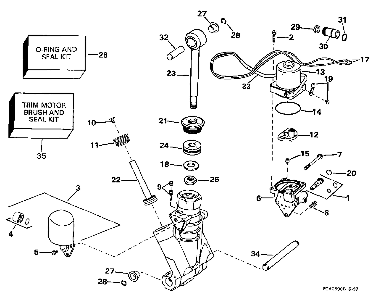 POWER TRIM/TILT HYDRAULIC ASSEMBLY