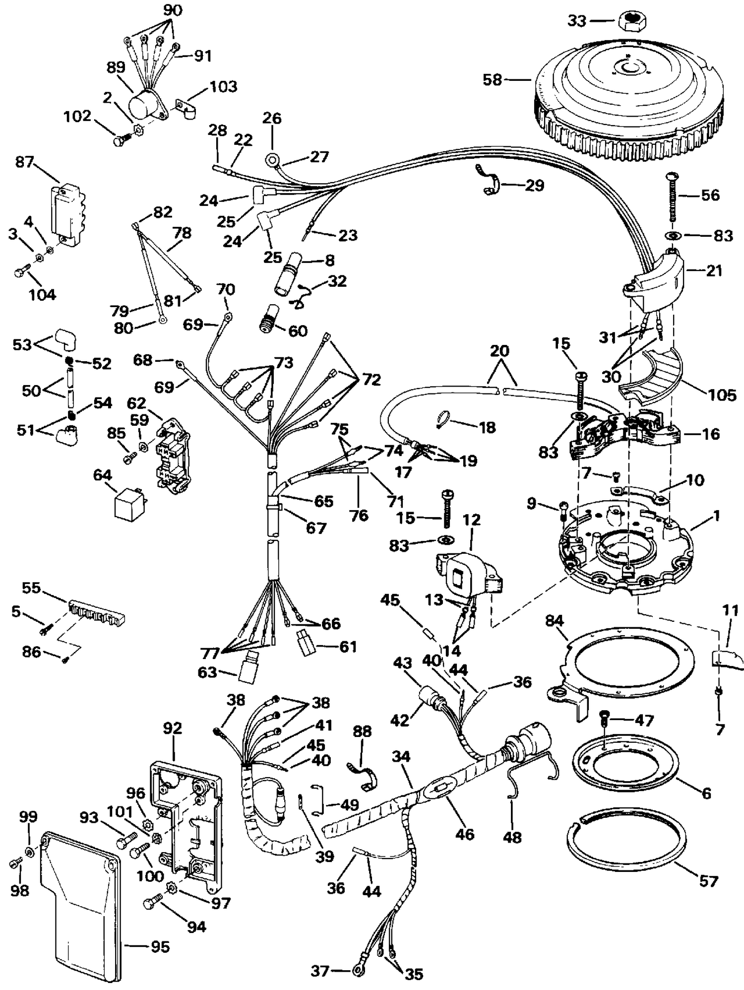 IGNITION SYSTEM - ELECTRIC START TL MODELS