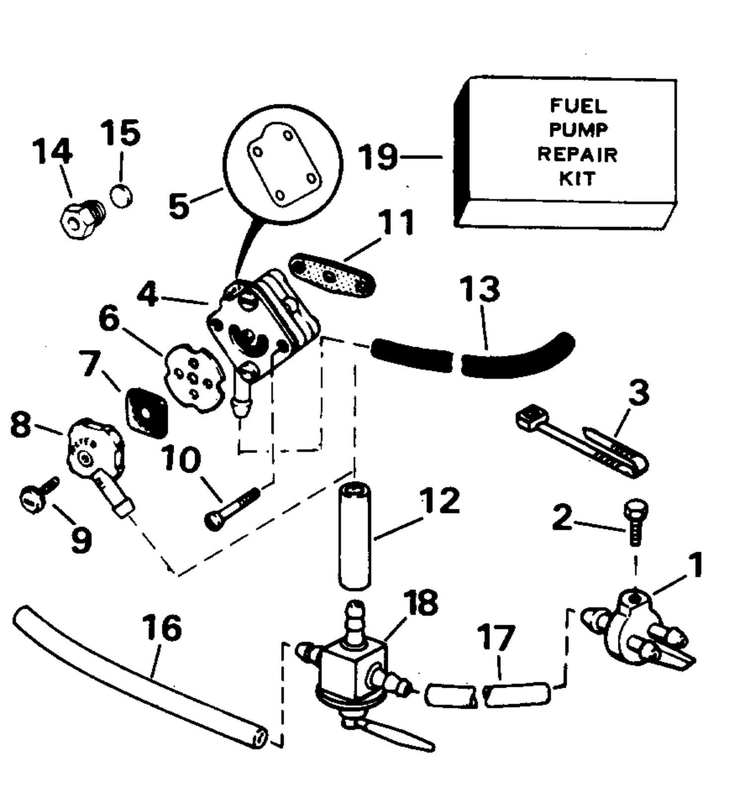 FUEL PUMP KIT - 3 & 4 MODELS ONLY