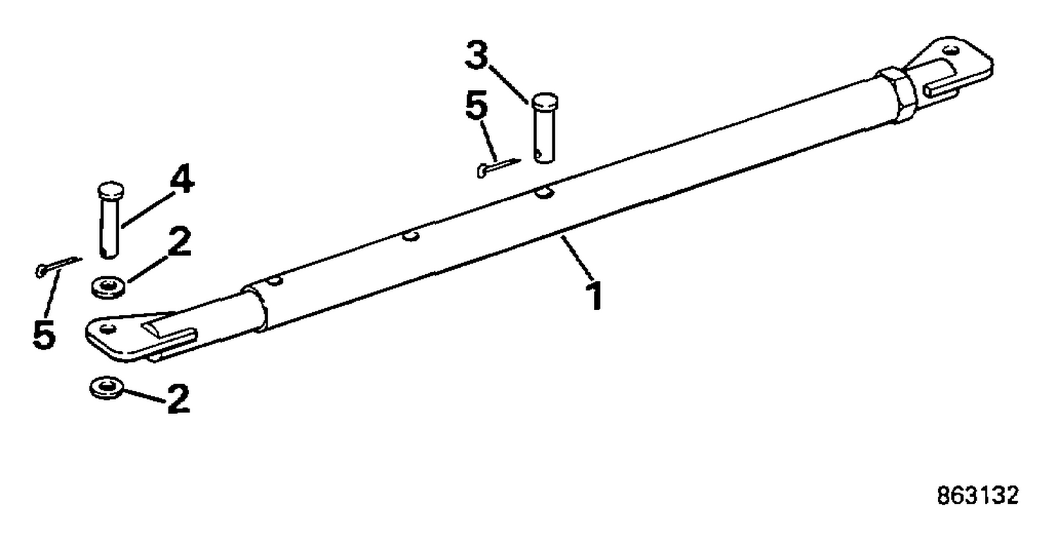 TIE BAR KIT - DUAL ENGINE