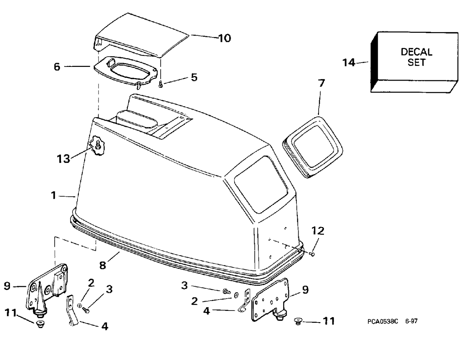ENGINE COVER -- EVINRUDE