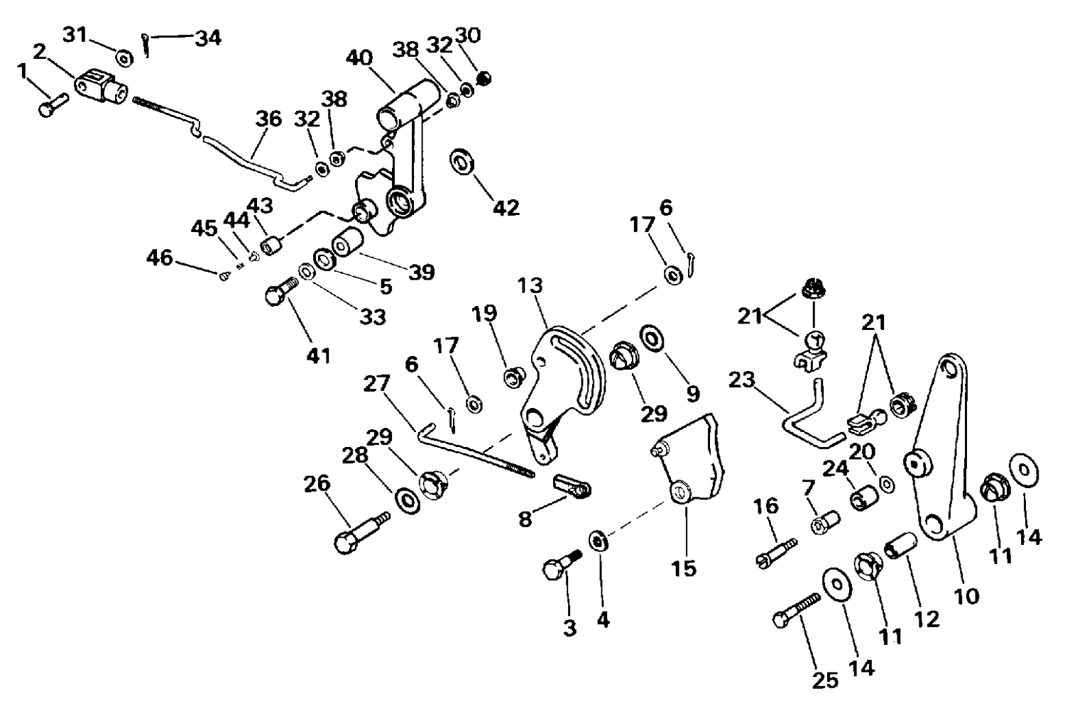 SHIFT & THROTTLE LINKAGE