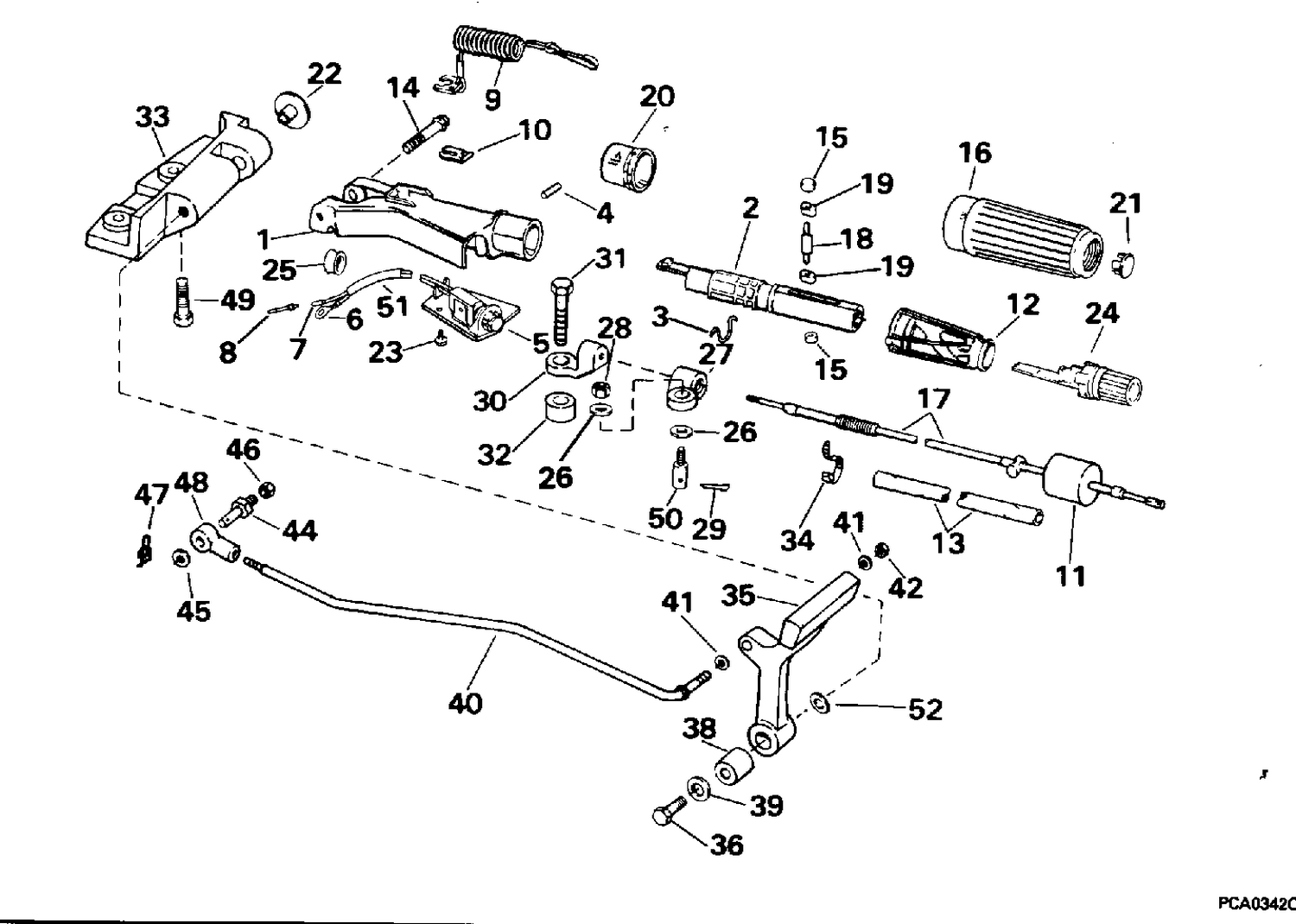 STEERING AND SHIFT HANDLE