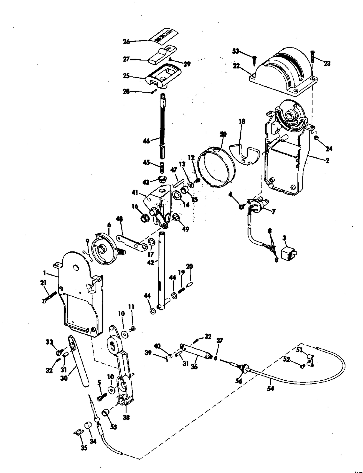 REMOTE CONTROL - BINNACLE MOUNT OPTIONAL ITEM - ALL MODELS