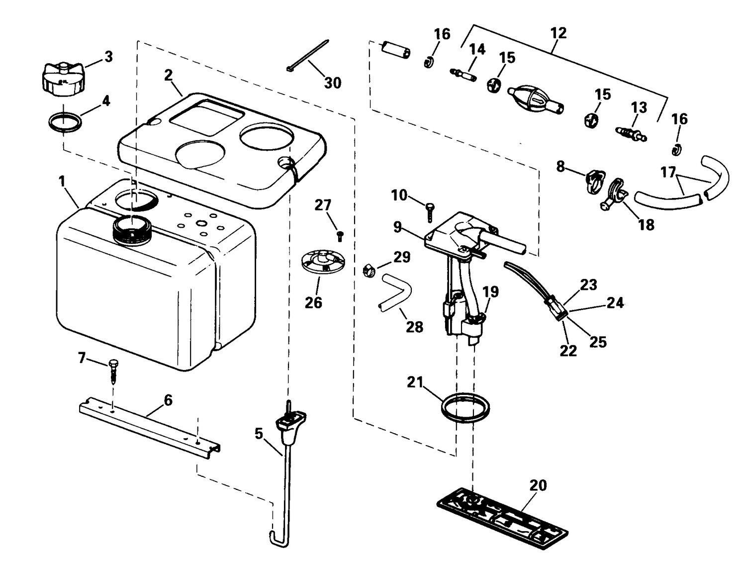 OIL TANK KIT -- 1.8 GALLON -- (OPTIONAL)