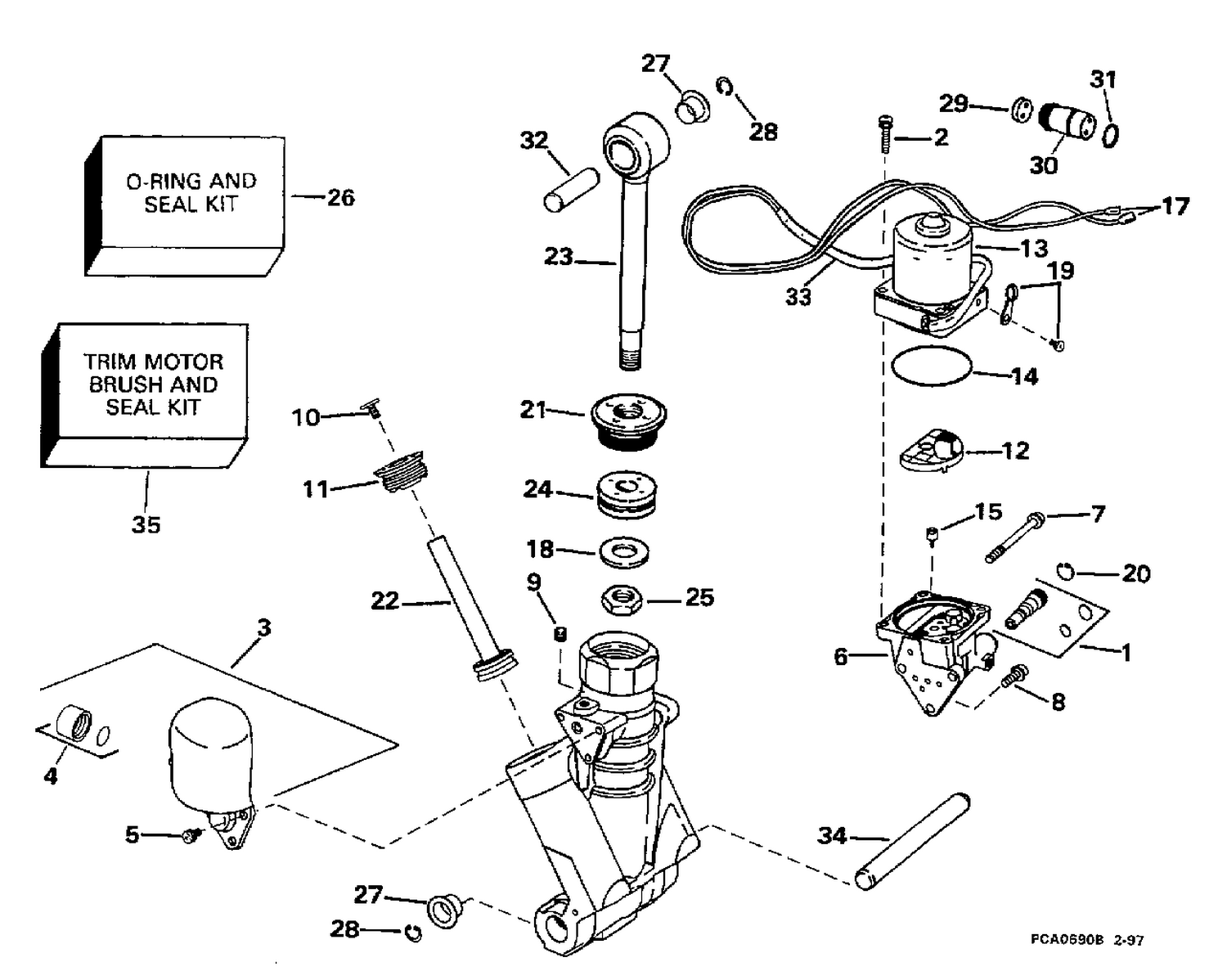 POWER TRIM/TILT HYDRAULIC ASSEMBLY