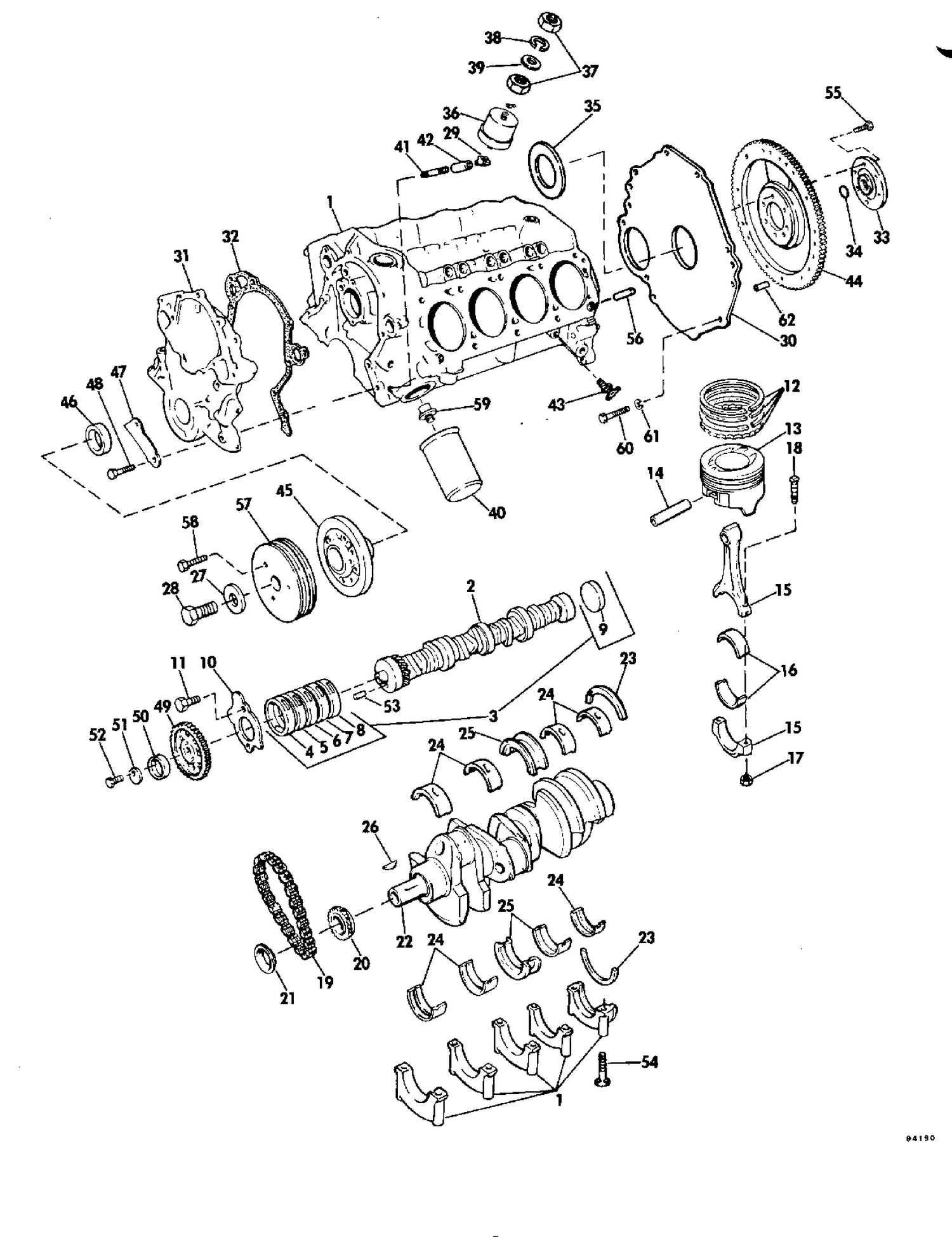 CRANKCASE GROUP 250 MODELS
