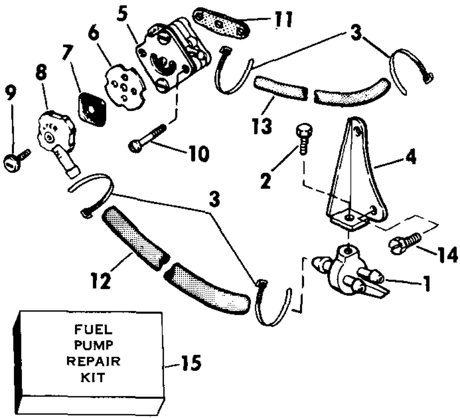 FUEL PUMP - BRH MODELS ONLY