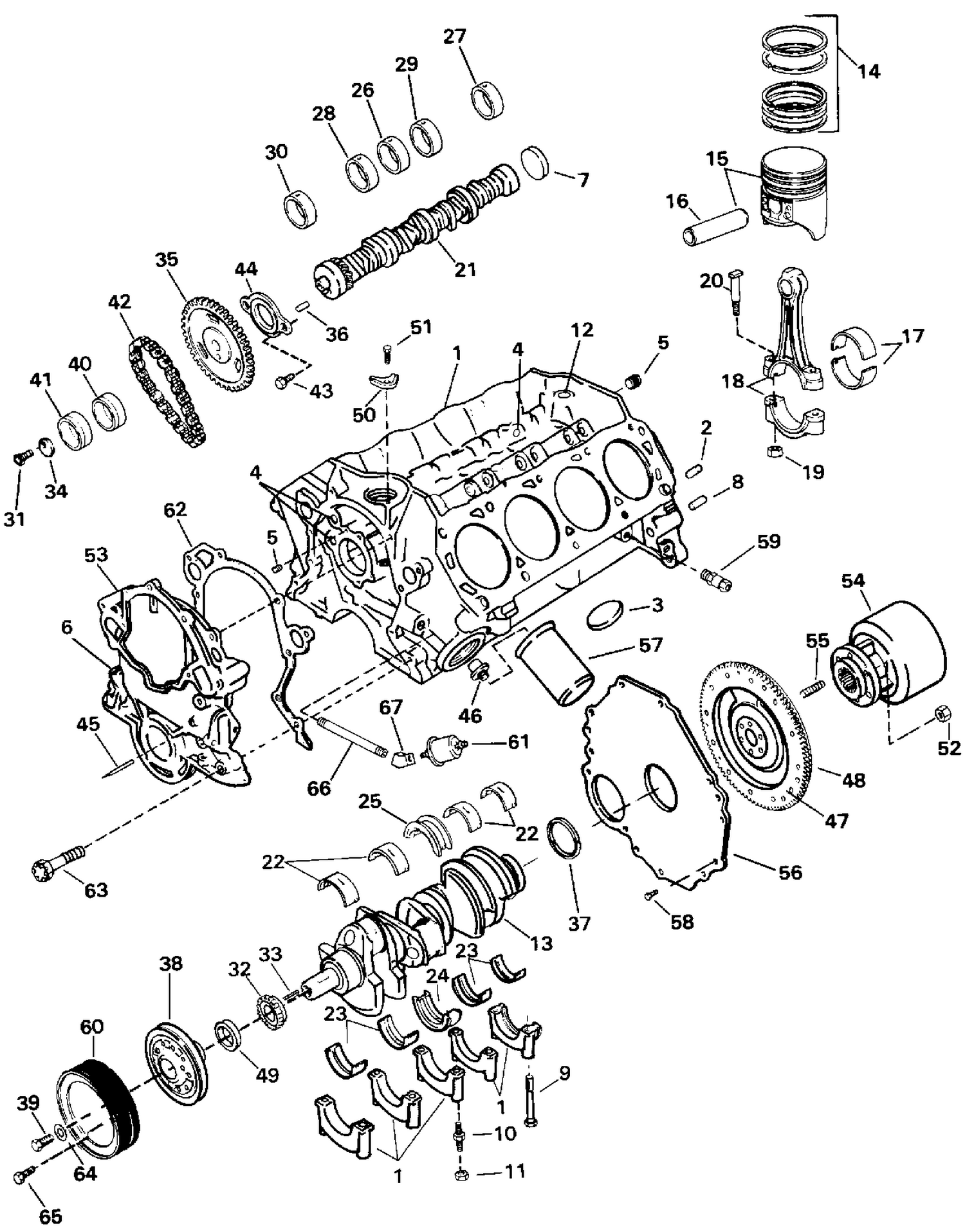 CRANKCASE - 5.0 LITRE