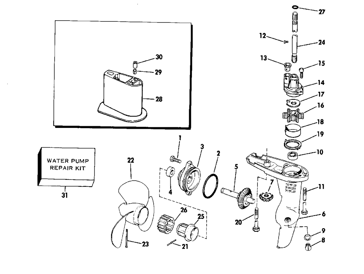 GEARCASE-STANDARD DRIVE