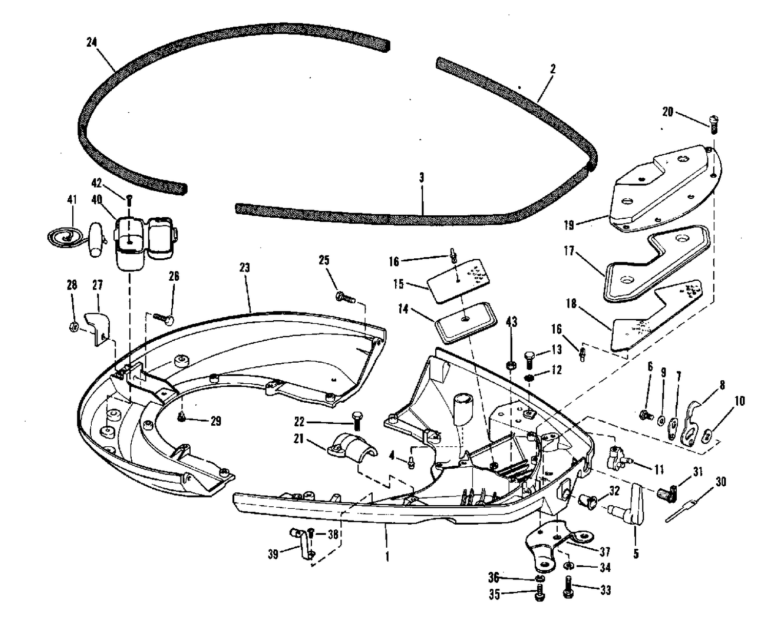 LOWER MOTOR COVER GROUP