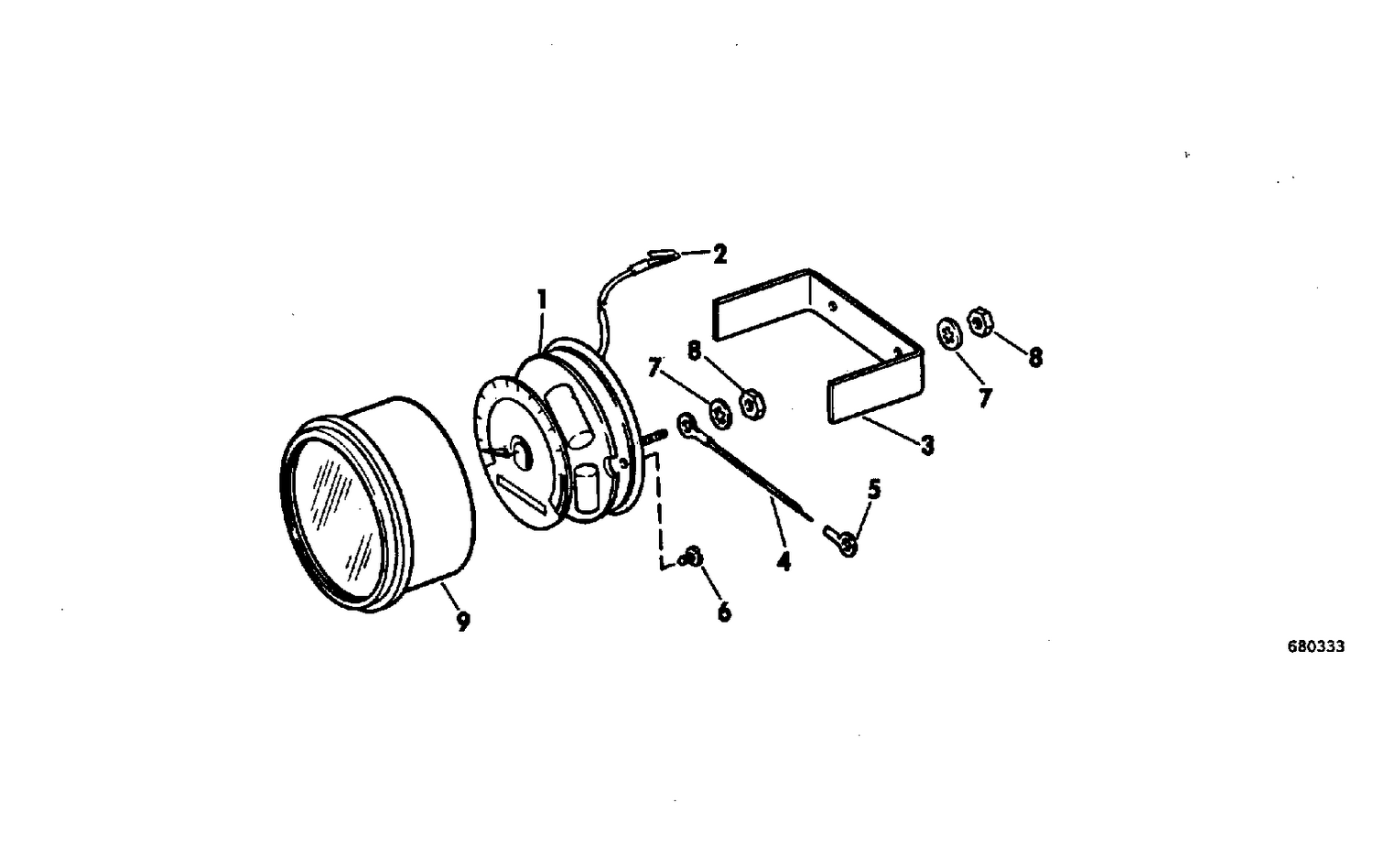 FLUSH MOUNT TACHOMETER GROUP