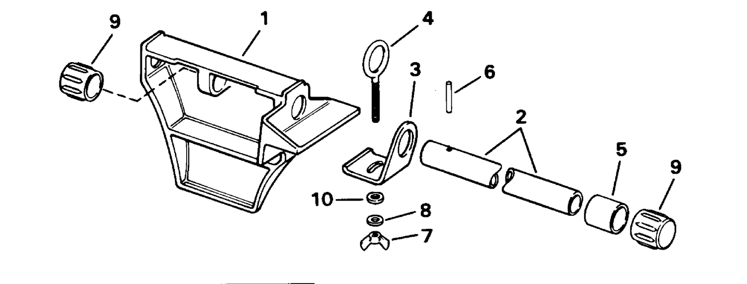 CANOE MOTOR BRACKET KIT