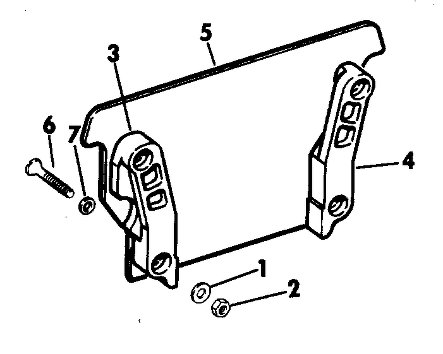 DISPLAY STAND ADAPTER KIT 70-75 SHORT SHAFT