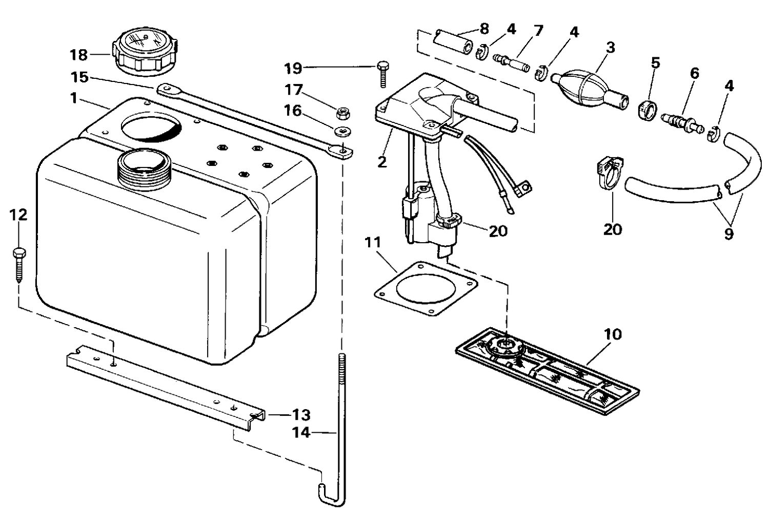 VRO OIL TANK KIT-1.8 GALLON