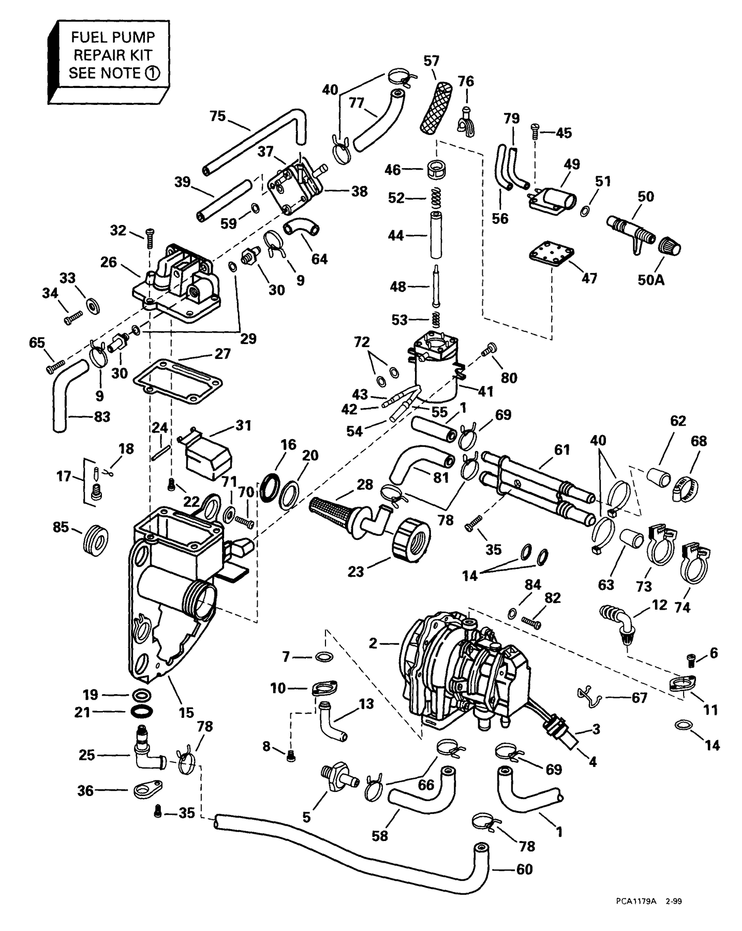FUEL BRACKET & COMPONENTS