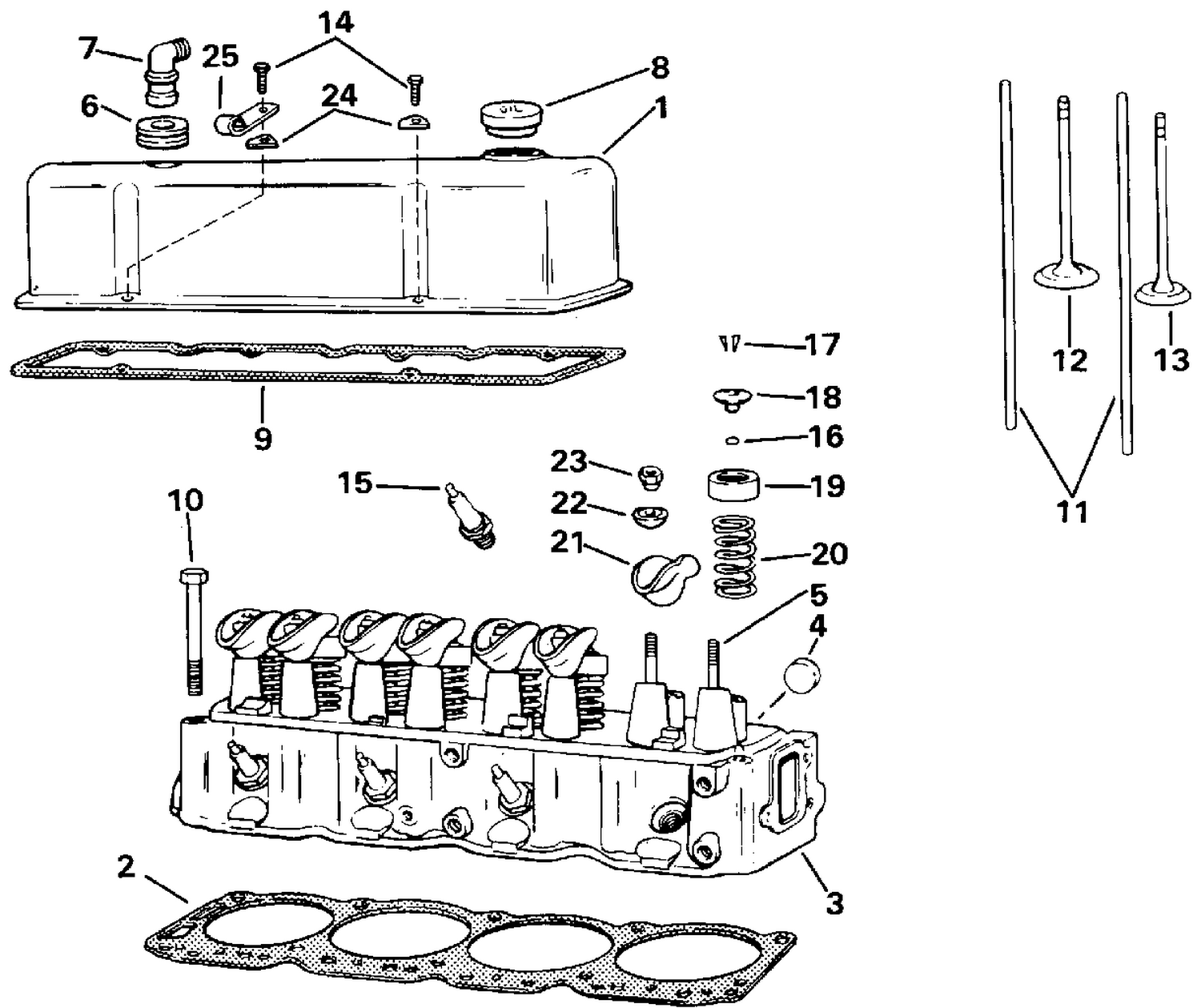 HEAD & ROCKER ARM