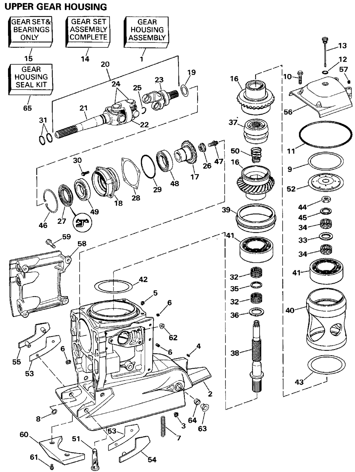 UPPER GEAR HOUSING