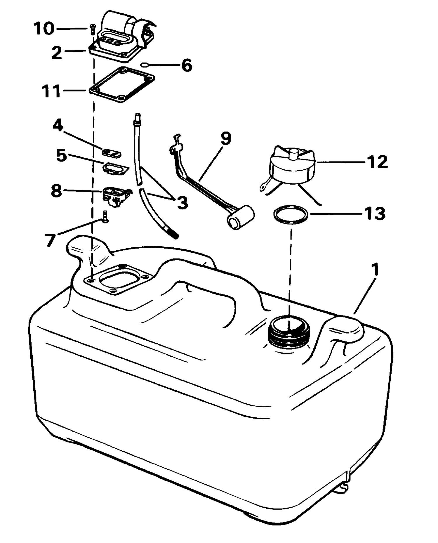FUEL TANK - 6 GALLON