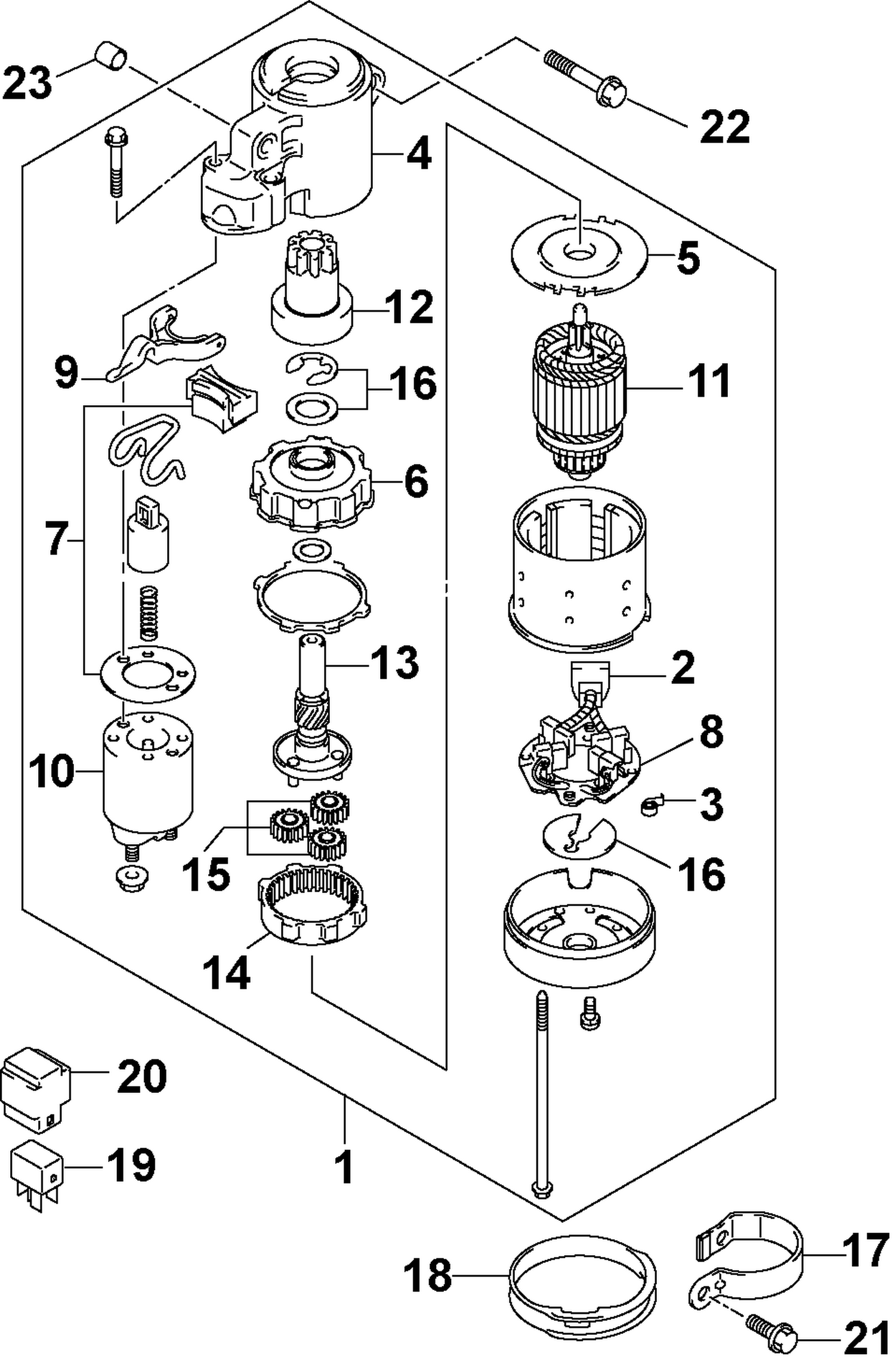 STARTER MOTOR