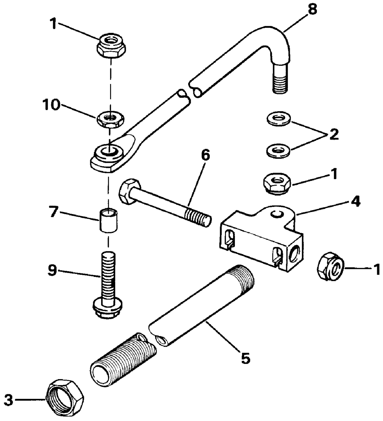 DUAL CABLE STEERING CONNECTOR KIT - PARALLEL ENTRY - 200STL