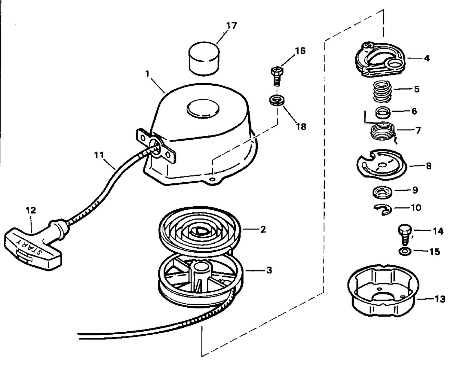 RECOIL STARTER ASSEMBLY
