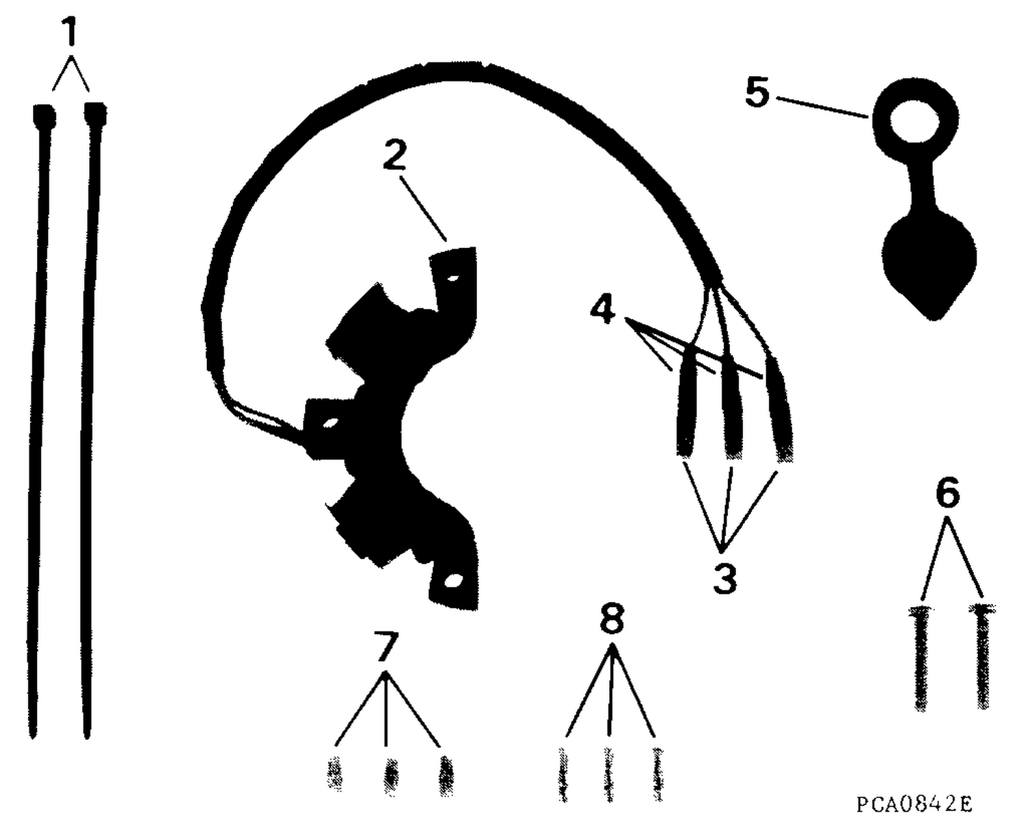 AC LIGHTING KIT - 4 DELUXE THRU 40 ROPE START RECREATIONAL