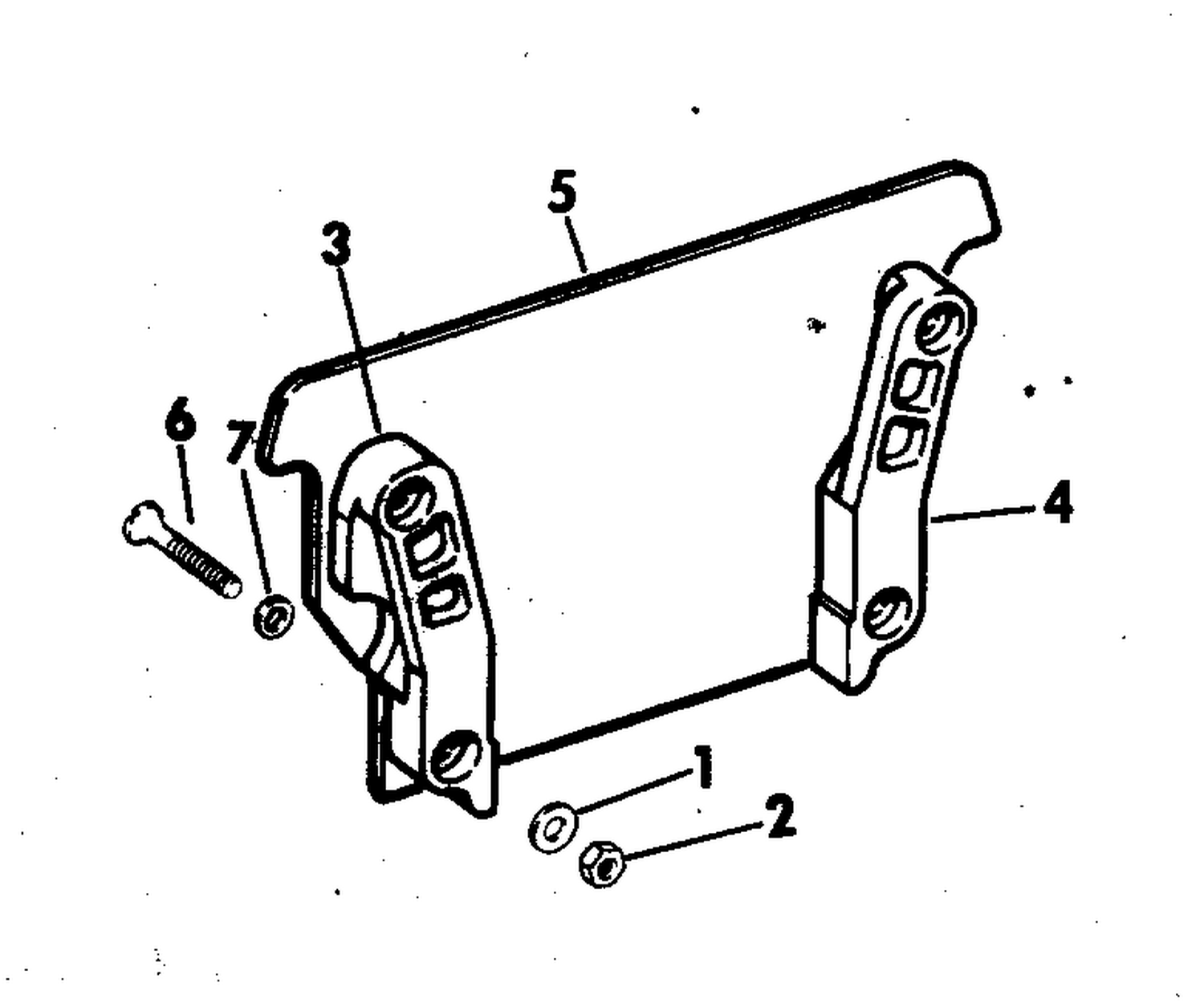 DISPLAY STAND ADAPTER KIT 70 & 75 HP SHORT SHAFT