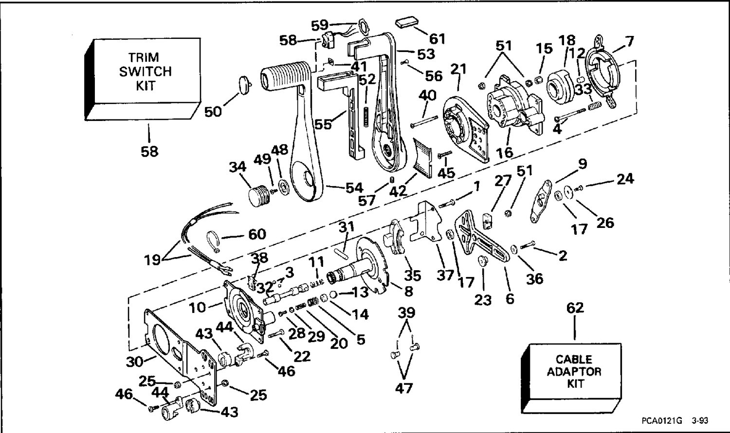 REMOTE CONTROL - CONCEALED SIDE MOUNT