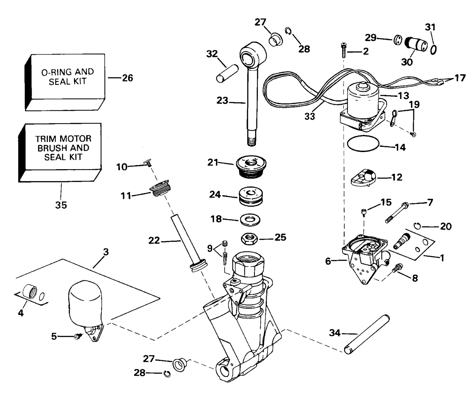 POWER TRIM/TILT HYDRAULIC ASSEMBLY
