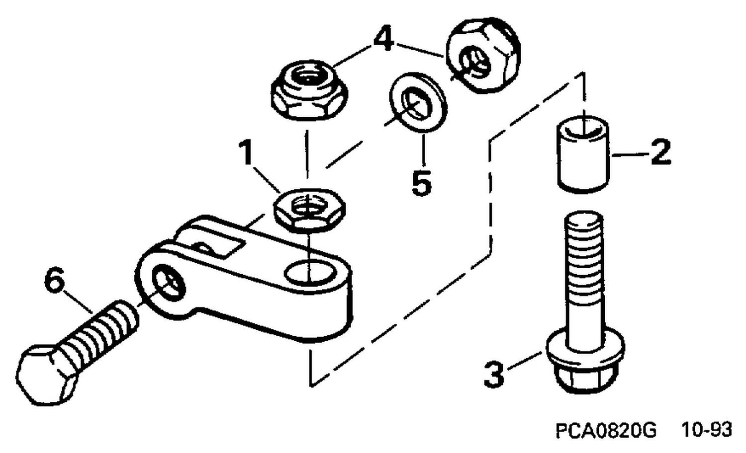 STEERING BOLT & CLEVIS ASSEMBLY KIT - 20 THRU 40