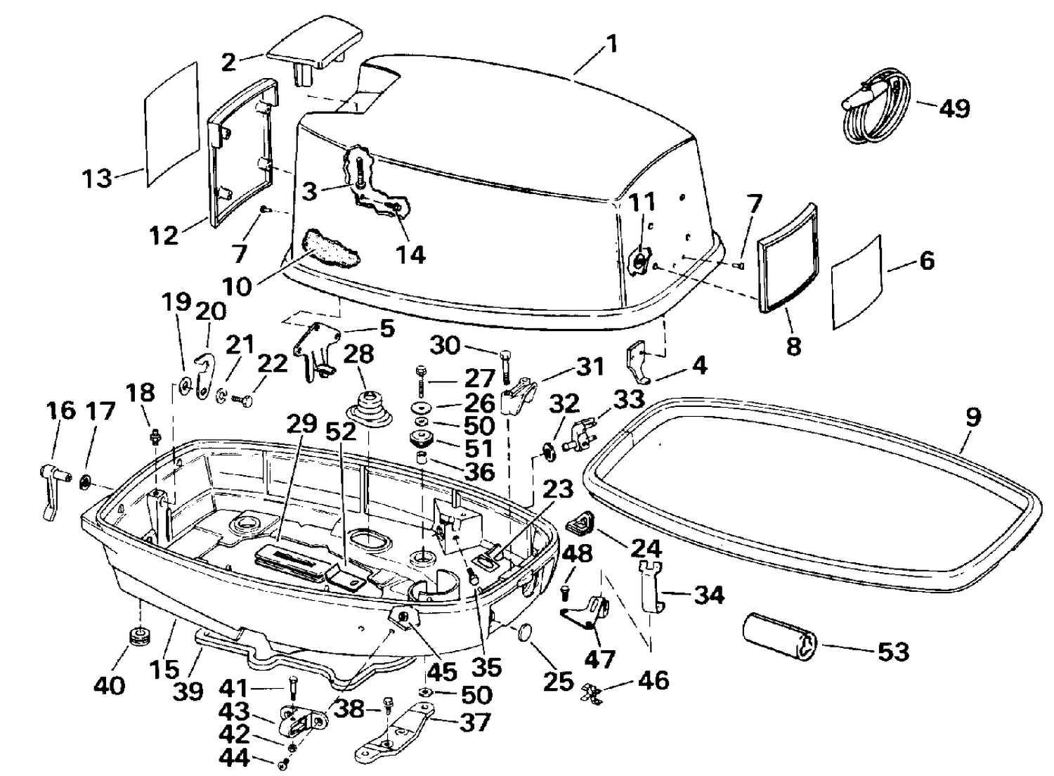 ENGINE COVER - JOHNSON